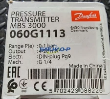 DANFOSS MBS3000 060G1113 Pressure Transmitter UPS shipping