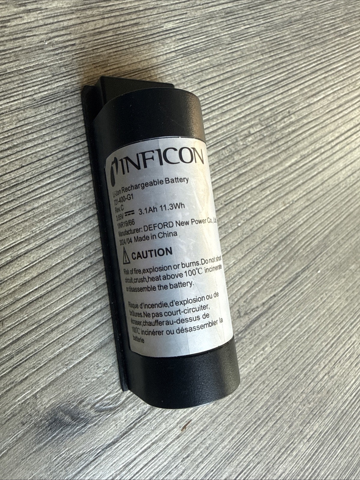 INFICON D-TEK Stratus Battery 721-400-G1 Li-Ion Rechargeable battery