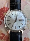 Seiko Automatic Watch 1972 Sunburst Leather Band 7006-8009 Vintage Rare Mens