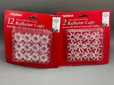 NOMA Clear Star Reflector  Add-On Miniature Light Covers Christmas VTG NEW.