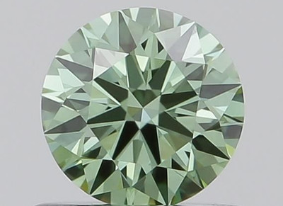 Lab Grown Diamant 0,51 ct IGI Labordiamant Fancy Vivid Grün Lose Diamond VVS2 ID