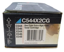 Lexmark C544X2CG Cyan Toner Cartridge