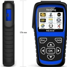 NEXAS ND601 Fit for MINI ALL System OBD2 Scanner Diagnostic Tool Injector Coding