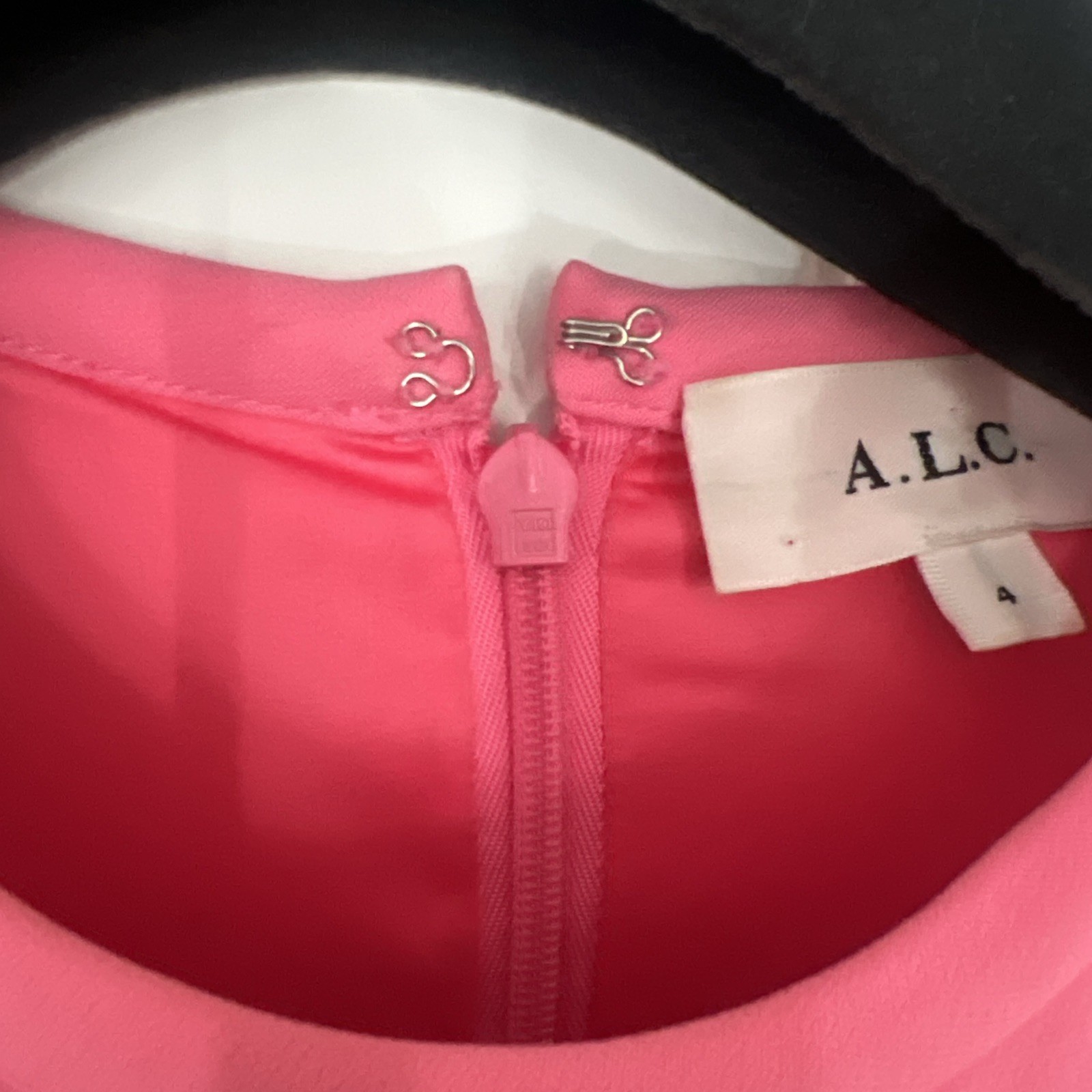 A.L.C. Pink Rhinestone Cutout Mini Dress