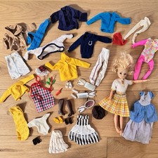 Vintage Sindy Clothes Shoes & Accessories With Lovely Lovely Doll As Found