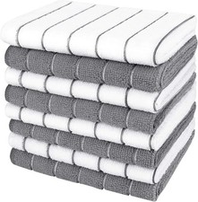 12"x12" Kitchen Towels, Absorbent Dish Towels for Kitchen, Soft Dish Towels 8Pcs