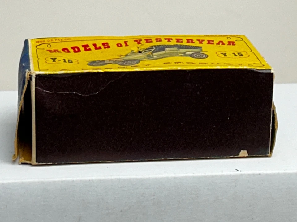 Matchbox Models of Yesteryear Y-15 Rolls Royce Silver Ghost with Original Box - Image 4 of 4