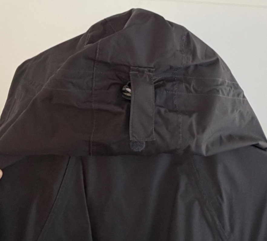 REI E1 Elements Nylon RainCoat Jacket Trench L Bl… - image 17