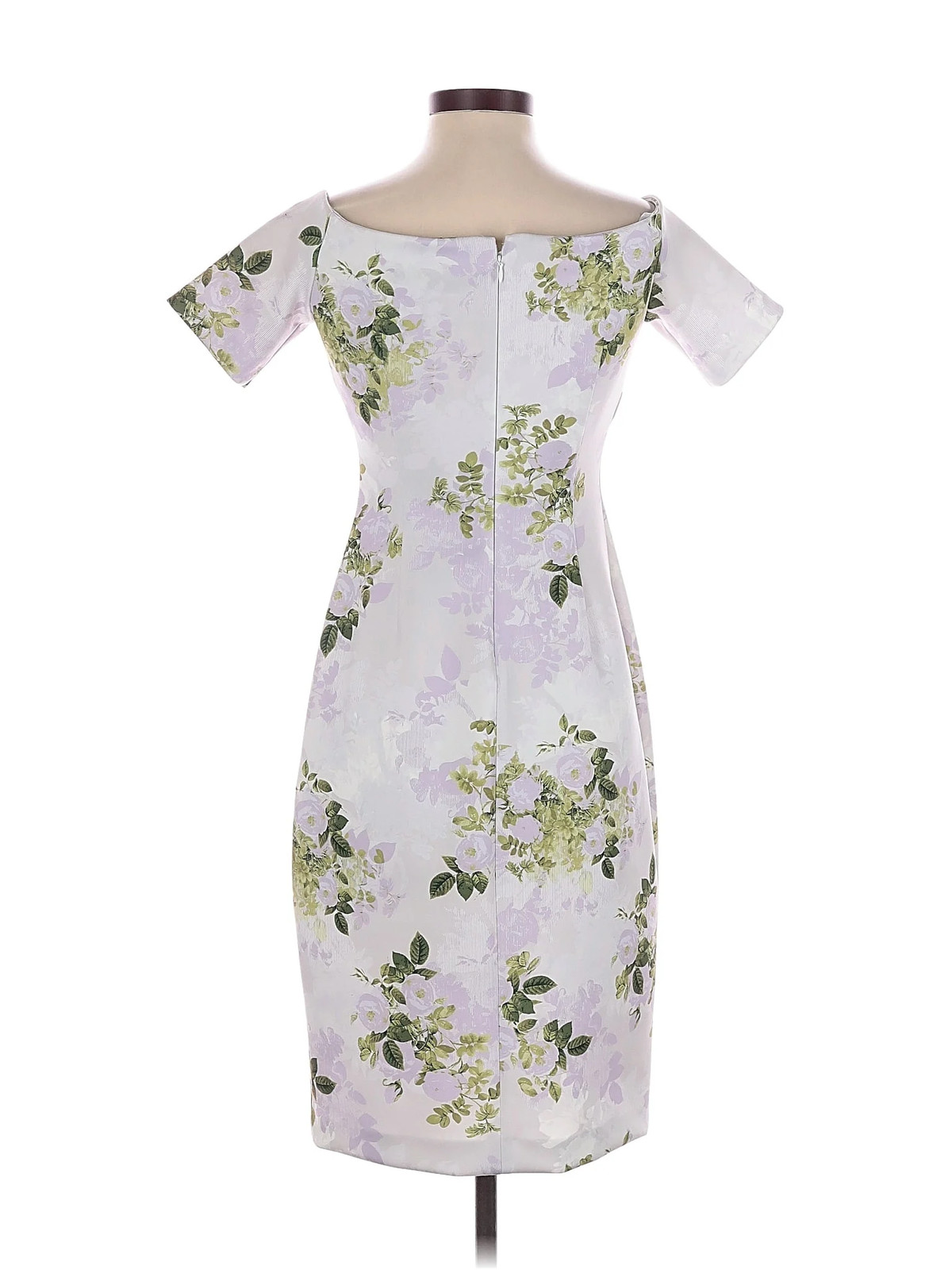 Calvin Klein Women Gray Cocktail Dress 2 thumbnail 2