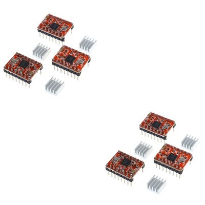 3 stücke Stufenstöckchen Schrittmotor Treibermodul A4988 Kühlkörper für