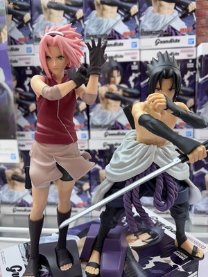 Naruto Shippuden Grandista Haruno Sakura & Uchiha Sasuke Figure
