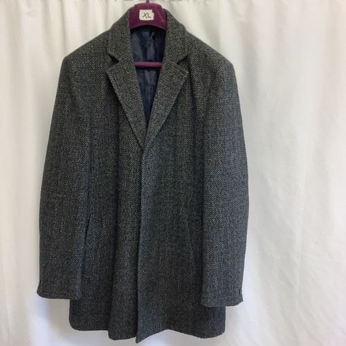 Marks & Spencer Herringbone Tweed Wool Blend Overcoat Size XL - Picture 1 of 4