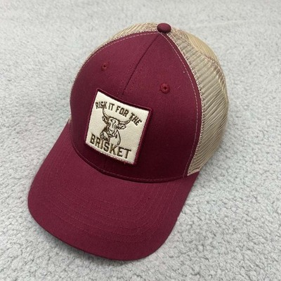 Risk It For The Brisket Hat Cap Mens Trucker Hat One Size Infinity
