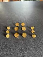 ROYAL LOGISTICS CORPS RLC BLAZER BUTTONS , GOLD,