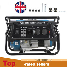 Inverter Generator Petrol Portable Quiet 2200W Suitcase 4 Stroke for Camping RV