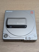 SONY D-250 DISCMAN TITANIUM SILVER TESTD AS IS FOR PARTS OR REPAIR MIJ VERY RARE