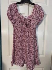 Madden NYC Women's Dress Pink Size Large