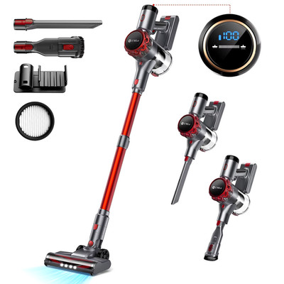 YISORA Cordless Vacuum Cleaner, 40Kpa 55Mins Running Time Wireless Vacuum Cleane