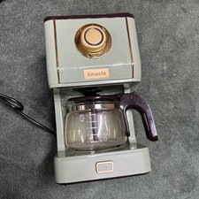 Cafetera de goteo Amaste, máquina de café con cafetera de vidrio de 25 oz, cafetera