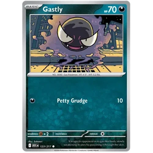 Gastly 123/217 Ascended Heroes Regular