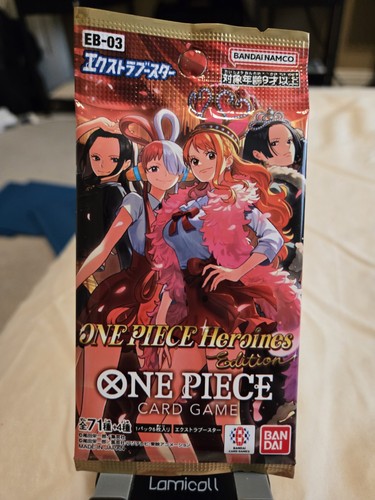 One Piece TCG Heroines Edition Extra Booster EB-03 Sleeved Booster Pack