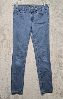 prAna Jeans Womens Sz 4 Blue Organic Cotton Stretch Slim Skinny Denim Pant Basic