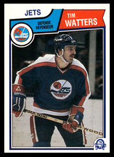 1983-84 O-Pee-Chee Tim Watters #394 Winnipeg Jets NHL Hockey