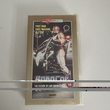 1987 Robocop VHS Tape Cassette Orion 1989 Virgin Film Collection Rare Vintage