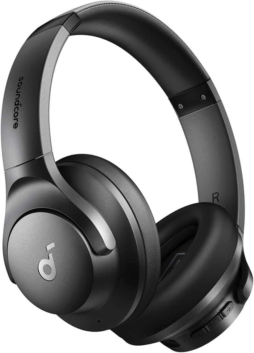 Soundcore by Anker Q20i Hybrid Active Noise Cancelling Headphones, Wireless Over