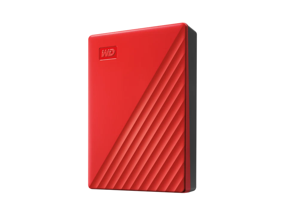WD 6TB Portable Storage External Hard Drive ( WDBR9S0060BRD-WESN ) Red - Image 2 of 4