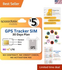 Affordable 30-Day Tracker SIM Card for 5G 4G LTE with Global Roaming Support
