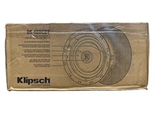 Klipsch 8in Ceiling Speaker Woofer Tweeter DS 180CDT Black