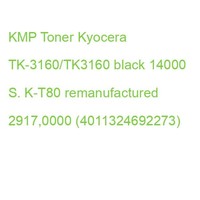 Kmp Toner Kyocera TK-3160/TK3160 Black 14000 S. K-T80 Remanufactured 2917,0000