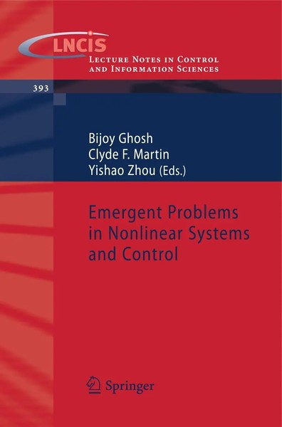 Bijoy Ghosh (U. A.) | Emergent Problems In Nonlinear Systems And Control | Buch-image