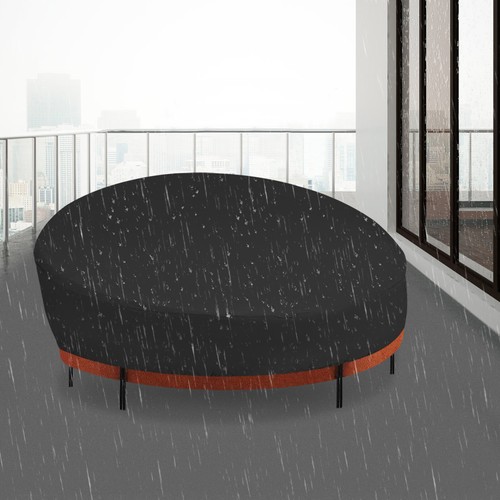 75"Dia x 35"/16”H Outdoor Daybed Cover Round Canopy Sofa Bed Cover Waterproof - Picture 3 of 18