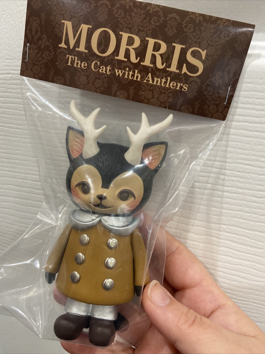 モリス　ひなたかほり　MORRIS The Cat with Antlers Morris the Cat with Antlers Hinatique Kaori Hinata light brown