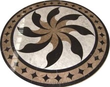 Floor Medallion Marble Mosaic 36  x36  