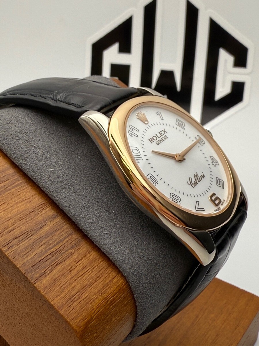 Rolex Cellini Danaos 4233/9BIC White Dial Two Tone 18K Rose/White - Main Image