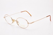 TAXI 2120 minimalist gold thin metal mini frames oval frame 90s