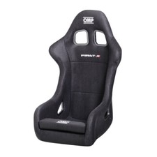 SALE! FIA OMP First-R Fibreglass BLACK RACE RALLY BUCKET SEAT 2025