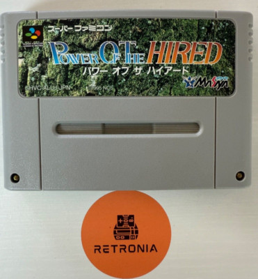 Power Of The Hired Super Nintendo Famicom SNES Spielkassette NTSC-J