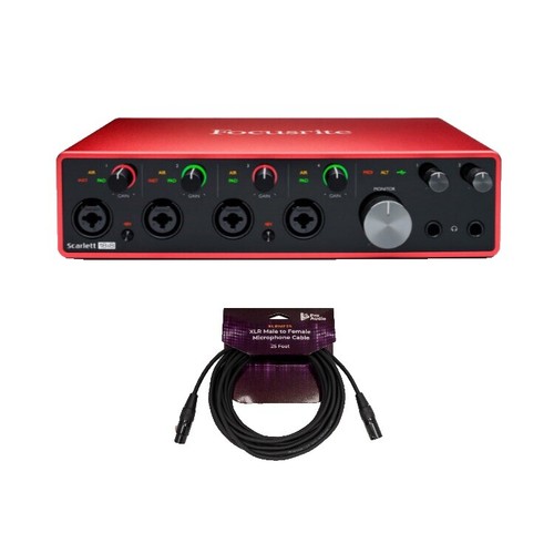Focusrite Clarett 2Pre USB 10-in 4-out Professional Audio