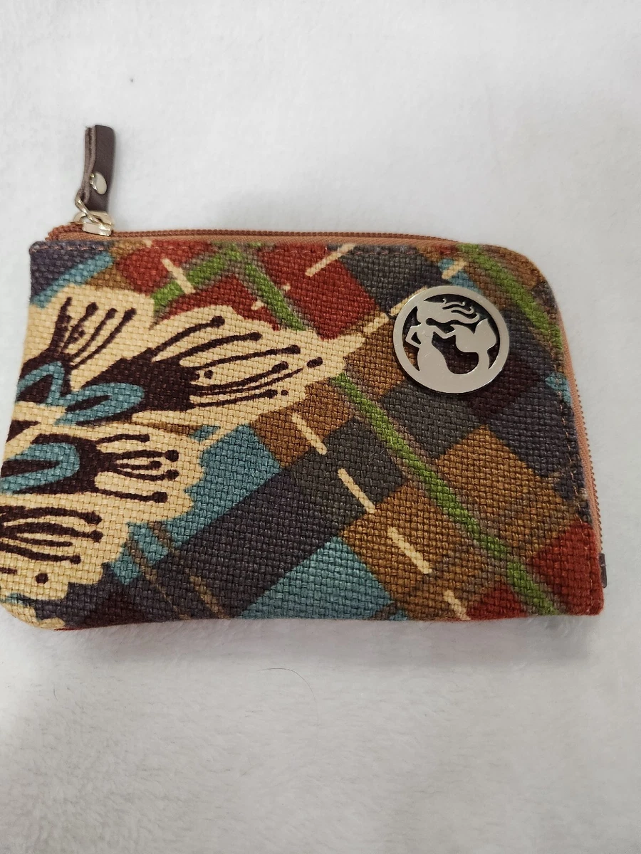 Spartina Daufuskie Island Wallet Multicolor Bohemian look Zip around Enclosure