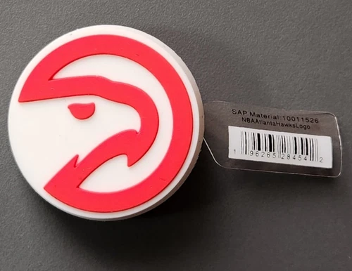 New Genuine Original Crocs NBA Atlanta Hawks Logo Shoe Charm Jibbitz