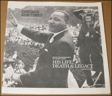 4/4/2018 Chicago Sun-Times Martin Luther King Jr. MLK 50 Years Later 50th Poster