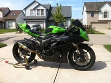 TMOTORCYCLE Techspec KAWASAKI ZX6 (2009 - 12) Snake Skin Tank Grips 62-0096-SS