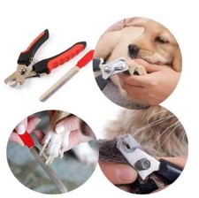 Pet Dog Cat Stainless Steel Professional Nail File Toe Trimmer Clipper Grooming