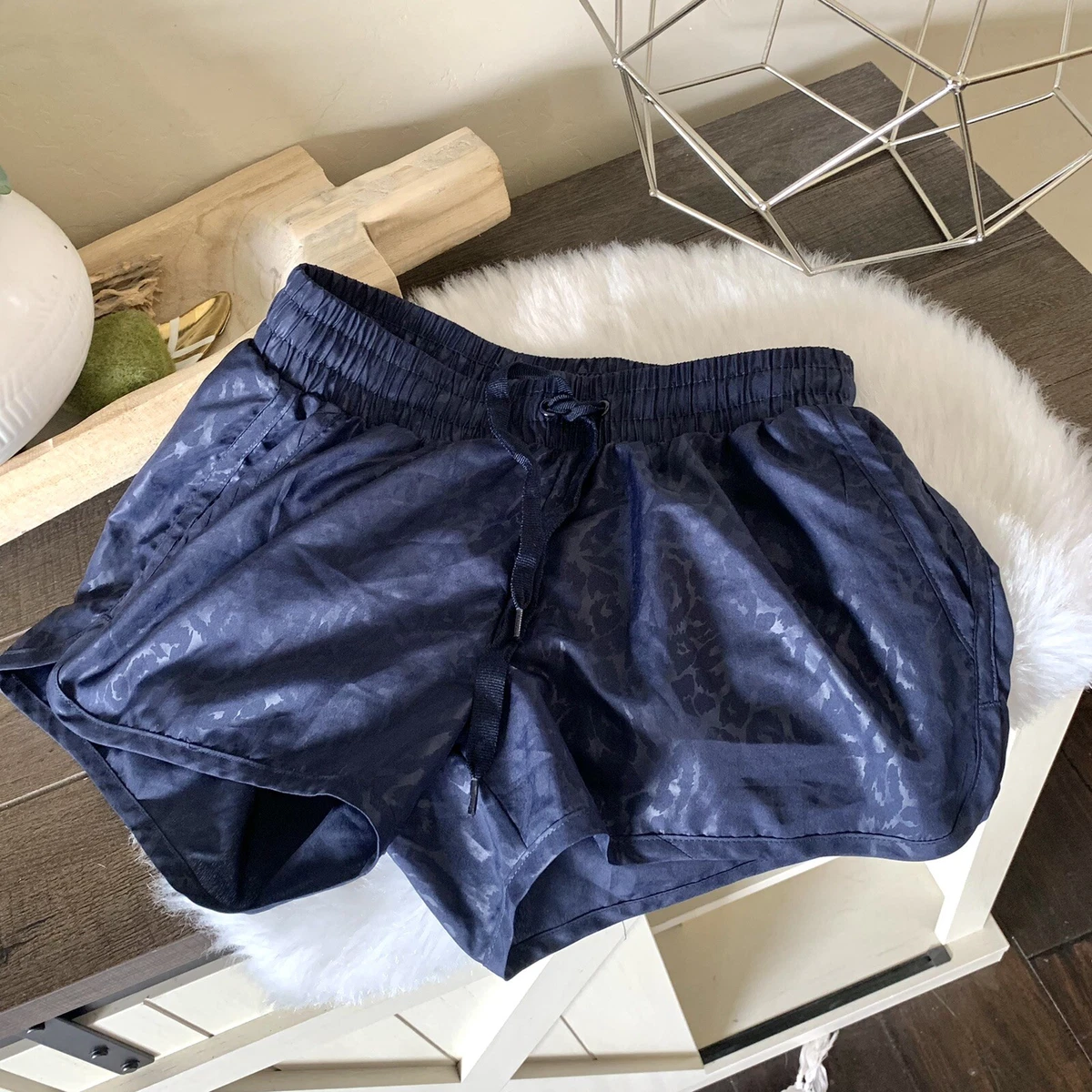 Leopard top active shorts