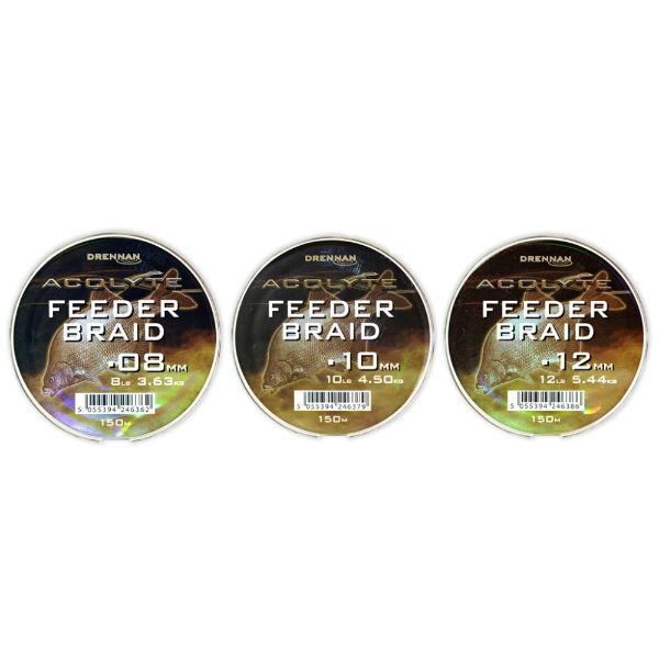 Drennan Acolyte Feeder Braid 0.10mm 150m Spool