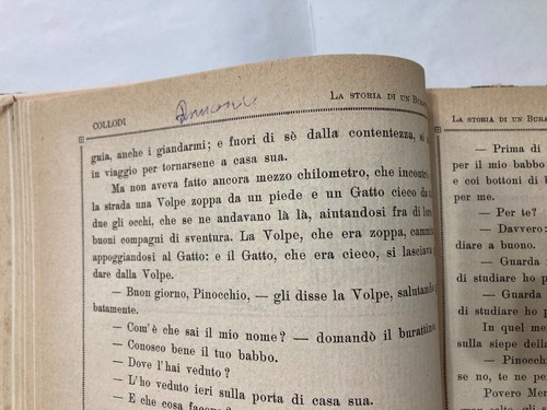 LE AVVENTURE DI PINOCCHIO- DISEGNI DI C. SARRI TOPPI 1923 -CON DIFETTO. - Imagen 20 de 24